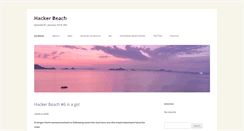 Desktop Screenshot of hackerbeach.org